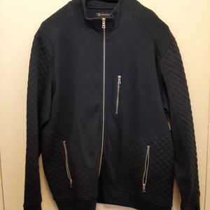 Dark blue NWT zip up Cardigan INC XL